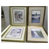 4 Wall hanging pictures