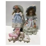 Porcelain face  dolls