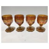 Imperial glass, colonial pattern, marigold