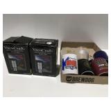 Advertising coffee cups and heated, stainless