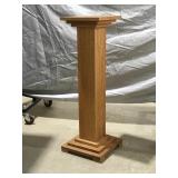 Plant/lamp Wood stand