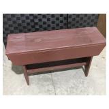 Wood bench, 36 inches