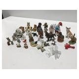 Little ceramic metal and more figurines