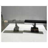 2 vintage, flexible, desk lamps