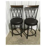 Two bar stools