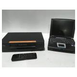 Magnavox, VHS player & Compaq evo n200 untested