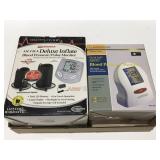 2 blood pressure pulse monitors