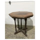 Hannahï¿½s furniture, octagon wood tableCould use