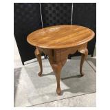 Wood side table