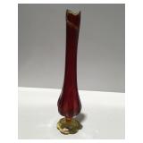 Smith handcrafted original vase, proximately 18