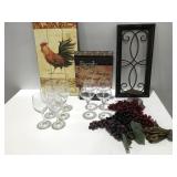 Decor and stemware