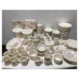 Phaltzgraff tea rose dishes, cups, canisters,