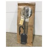 Unused, fireplace tools