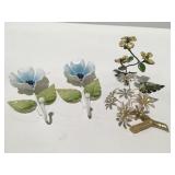 Metal flowers
