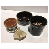 Terra-cotta, ceramic and stoneware