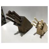 Knives and knife blocks