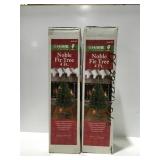2 Noble fir Christmas tree 4ï¿½Condition unknown