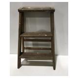 2 step ladder wood