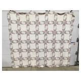 Homemade quilt proximately, 84" x 91?