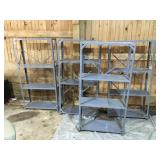 4 Metal shelves 30ï¿½ x 60ï¿½