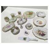 Painted glassware, decor
