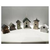 Wood bird houses