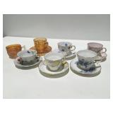 Vintage cups and saucers