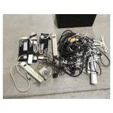 Surge protectors extension cords & timer