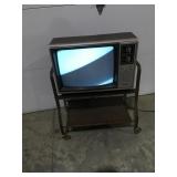 JC Penny 19 inch TV on stand
