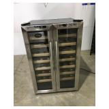 Dual sided wine cooler not working