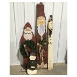 Wood Christmas dï¿½cor tallest piece 66ï¿½