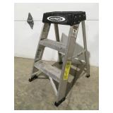 Werner aluminum two step ladder
