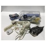 Scum buster hair dryer hair curler travel iron