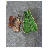 Parts violins and Case