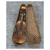 Vintage violin in case