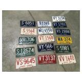Vintage Ohio license plates
