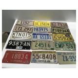 Vintage license plates