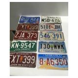 Vintage license plates