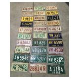 Vintage Ohio license plates