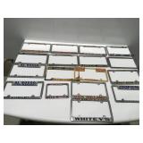Vintage license plate frames