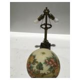 Vintage painted lamp some damage