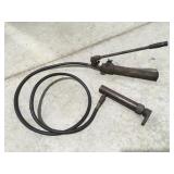 Vintage hydraulic push pull pin jack untested