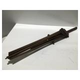 Antique wall hanging clothes dryer missing one