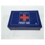 Johnson & Johnson metal first aid kit