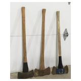 3 double bit axes
