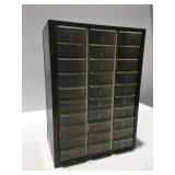 Parts organizer metal and plastic