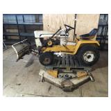 Cub cadet 86 with plow, weights & mower deck