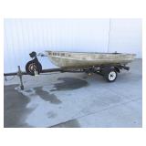 StarCraft 12ï¿½ John boat and trailer