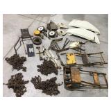 Cub Cadet parts side panels, mower parts, chains