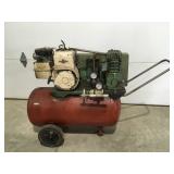 Gas powered air compressor on a craftsman tank